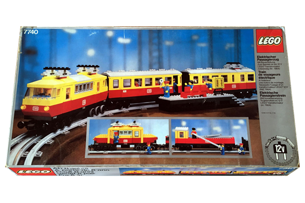 krøllet Psykiatri excitation 7740 - Inter-City Passenger Train Set - 12V-Grey - LEGO 1980s Trains